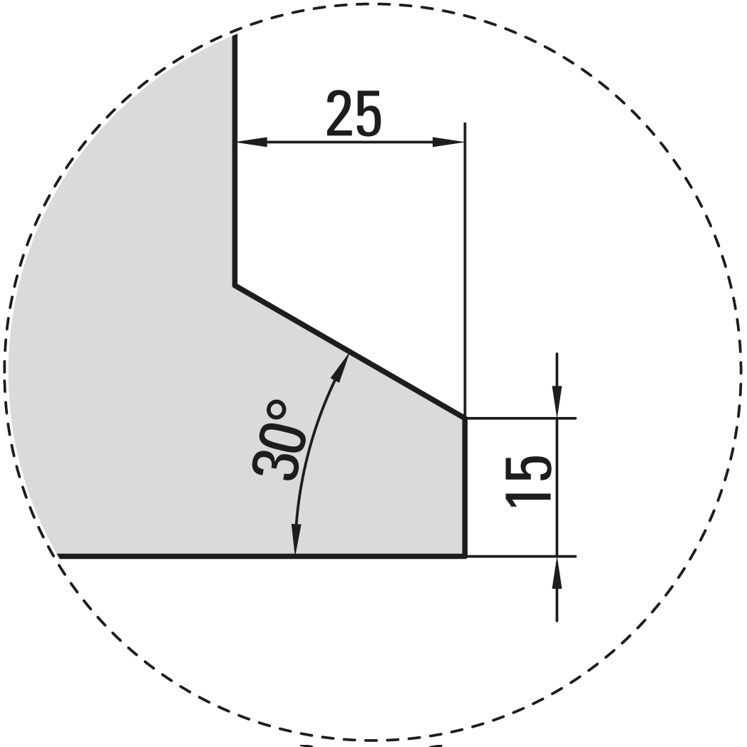 Bystronic style press brake punch