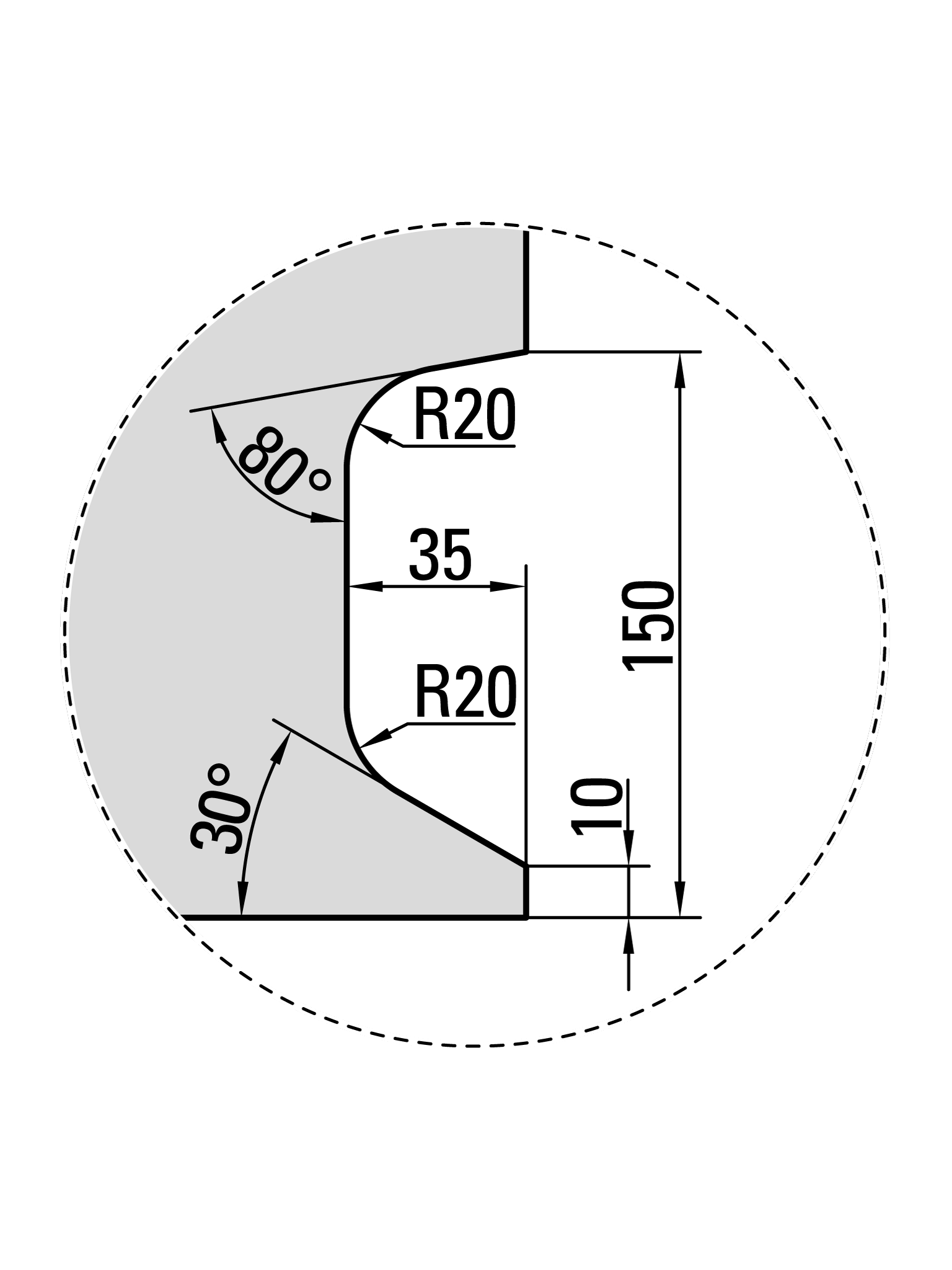 LVD bending machine punch